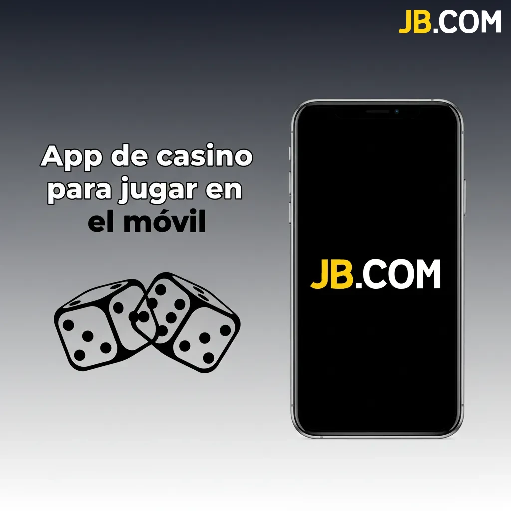 Pantalla de app de casino móvil con acceso a slots y mesas, ruleta y blackjack en vivo, y promociones destacadas.