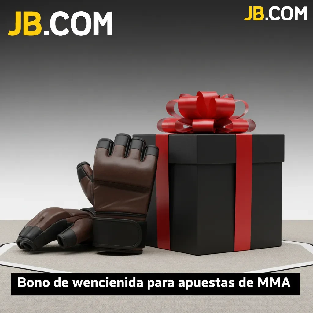Promoción JB: bono de bienvenida para apuestas de MMA; tras primer depósito. Rollover y cuotas mínimas aplican.