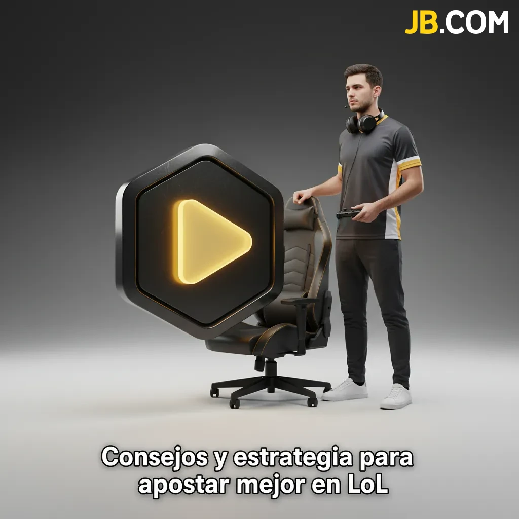 Infografía con consejos para apostar en LoL: gestión de banca, análisis, meta, cuotas, ligas y cambios de roster.