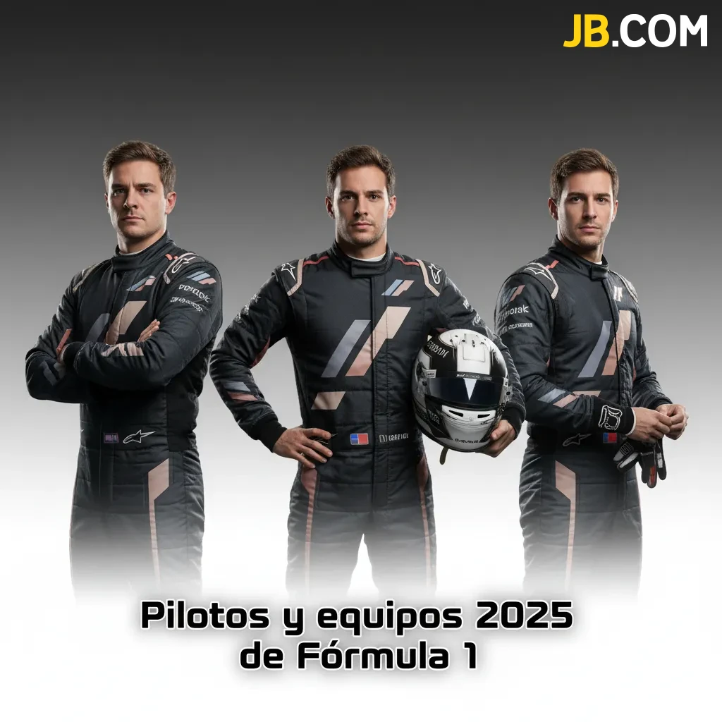 F1 2025: equipos y pilotos. Ferrari Leclerc-Hamilton; Red Bull Verstappen-Pérez; asientos por confirmar; cuotas en app.