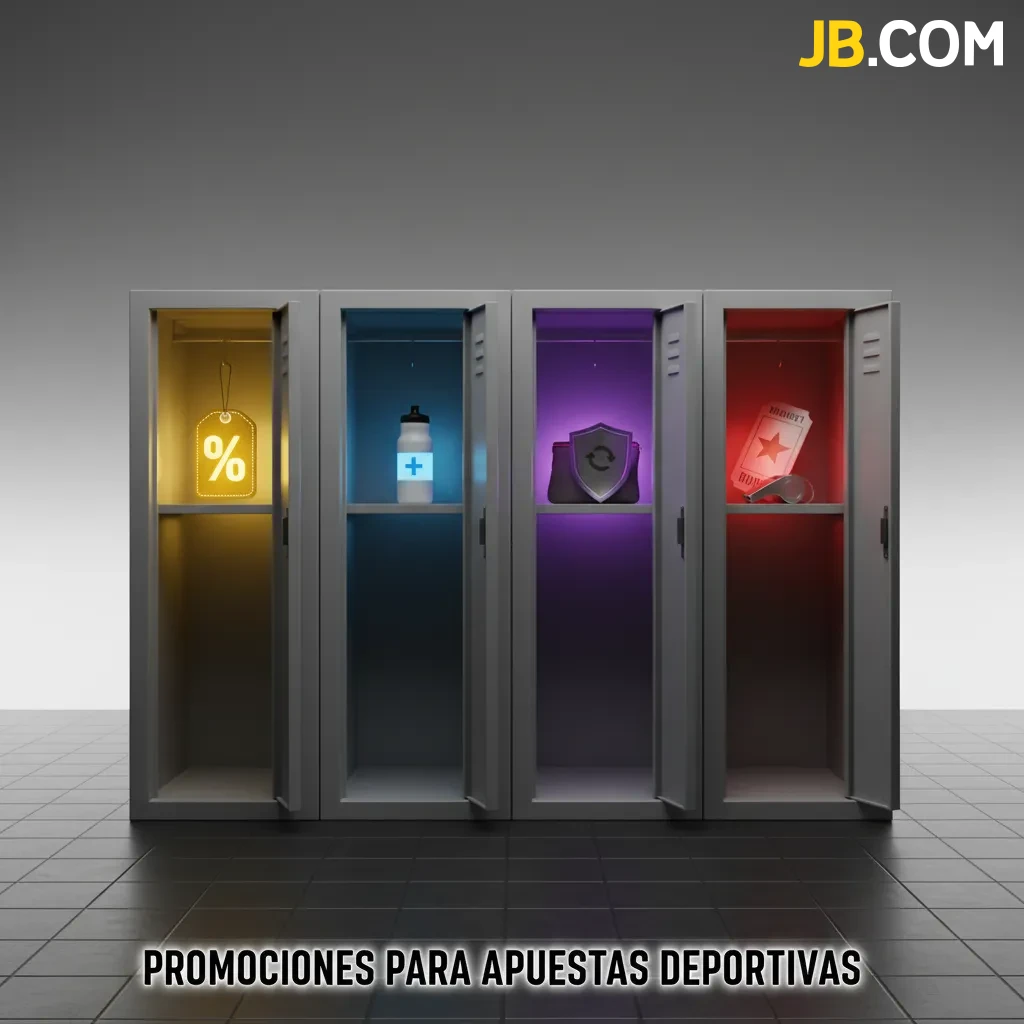 Banner de promos deportivas: freebet bienvenida, recarga viernes, seguro de combinadas, mejora de cuotas y cashback esports