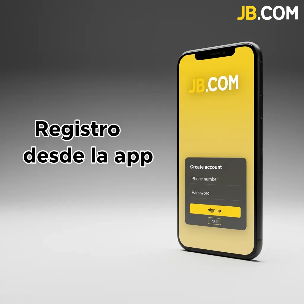 Pantalla de registro en la app móvil: crear cuenta, perfil, verificación 2FA, depósito y documentos KYC.