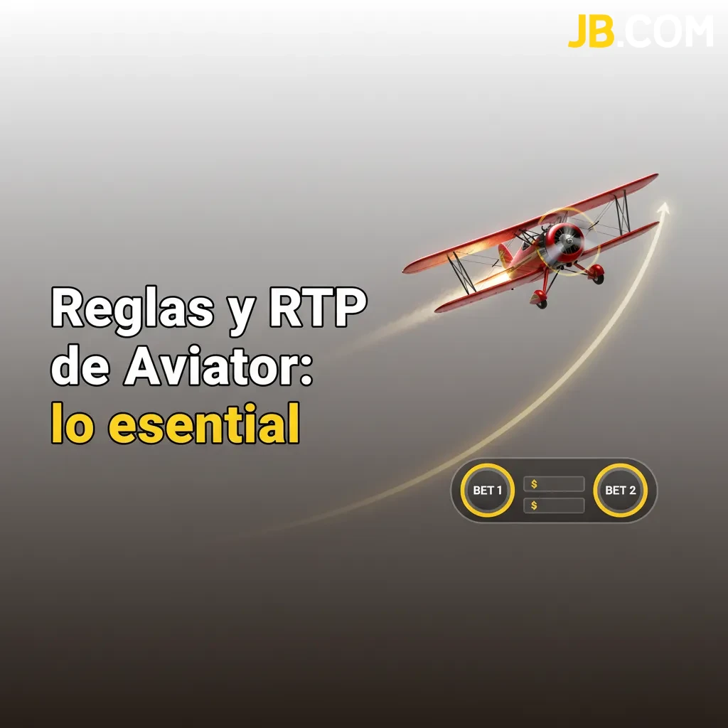 Guía visual de reglas de Aviator: avión en ascenso, multiplicador creciendo, cash-out y RTP 97%.