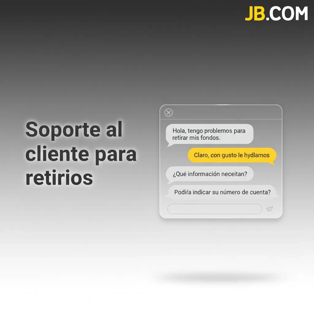 Ilustración de soporte al cliente para retiros con chat, email, formulario, centro de ayuda y soporte en app.