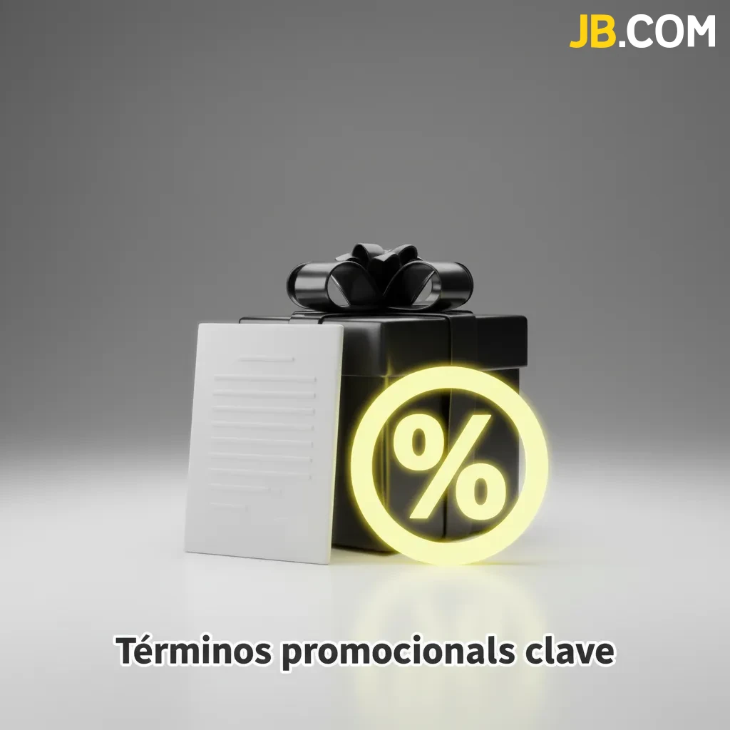 Infografía con términos promocionales clave: +18 y KYC, un bono por persona, rollover, cuotas mínimas y juego responsable.