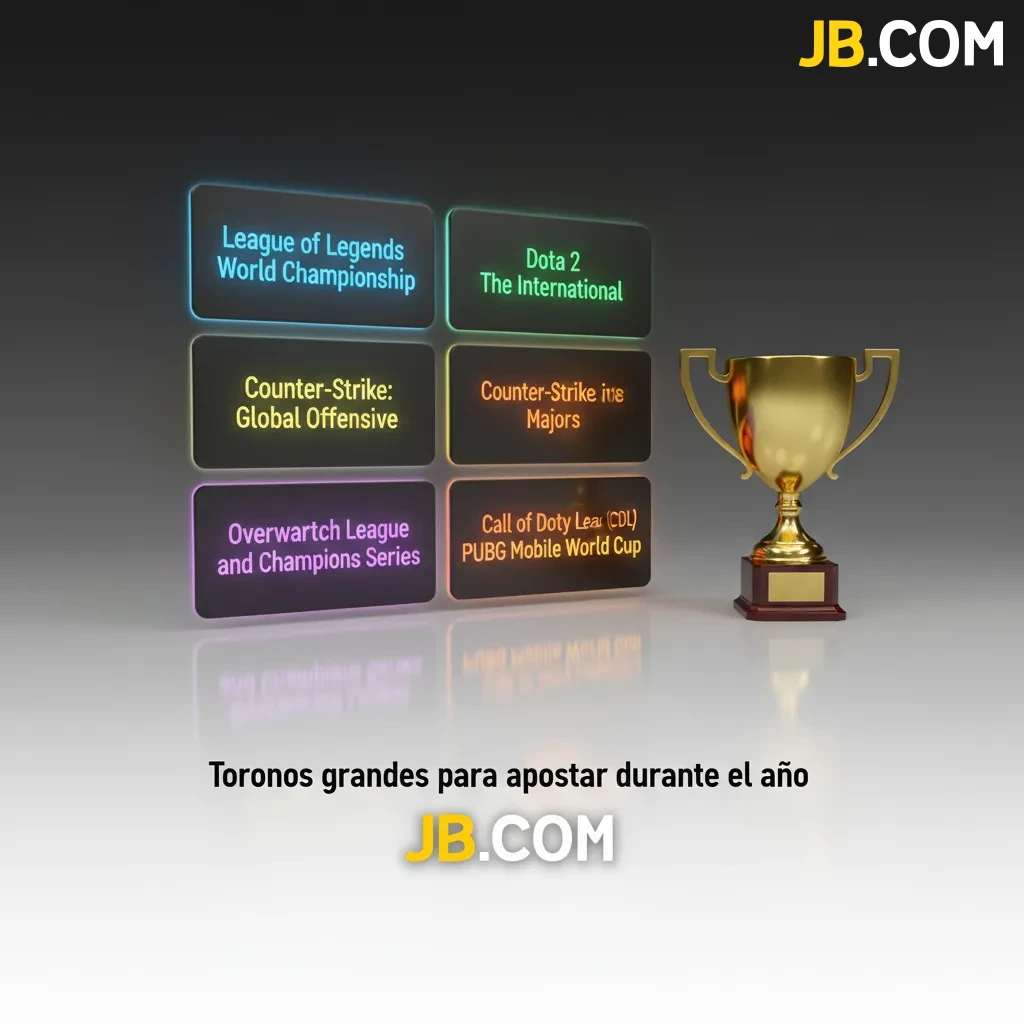 Tabla de torneos de esports por juego para apostar: Dota 2, CS2, LoL, Valorant, StarCraft II, Mobile Legends y R6 Siege.