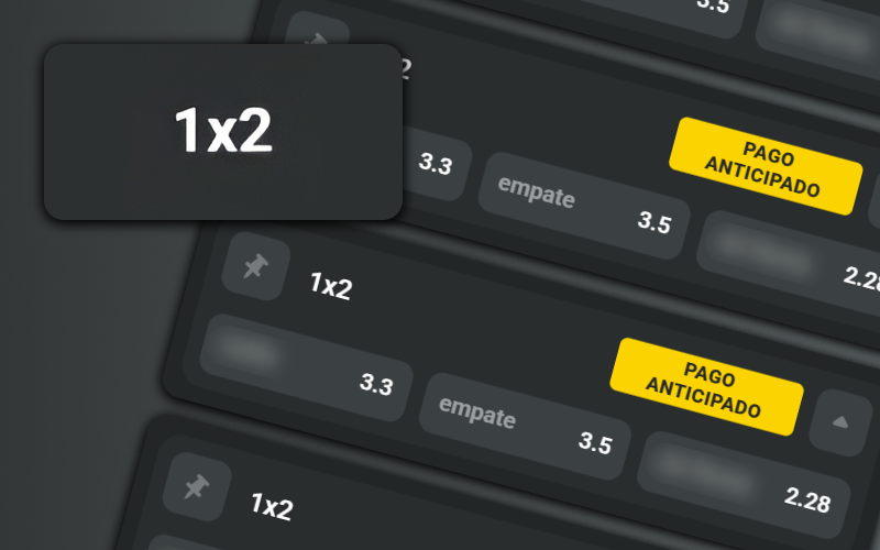 Apuesta al resultado final 1X2 en JB Casino Chile.