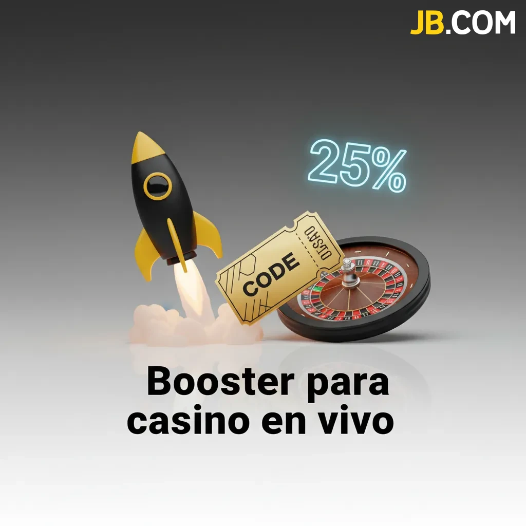 Promo booster casino en vivo: 25% hasta 1.500.000 CLP ruleta y blackjack. Rollover 40x, mesas 10%. Código LIVE25. 3+ dep.