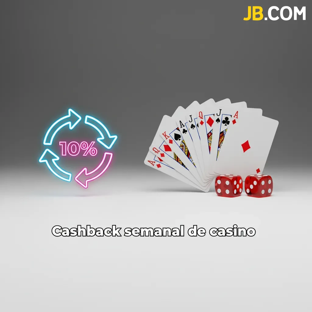 Banner: Cashback semanal de casino 10% hasta 2M CLP, rollover 1x, lunes si neto negativo > 20.000 CLP, activa en 72 h.