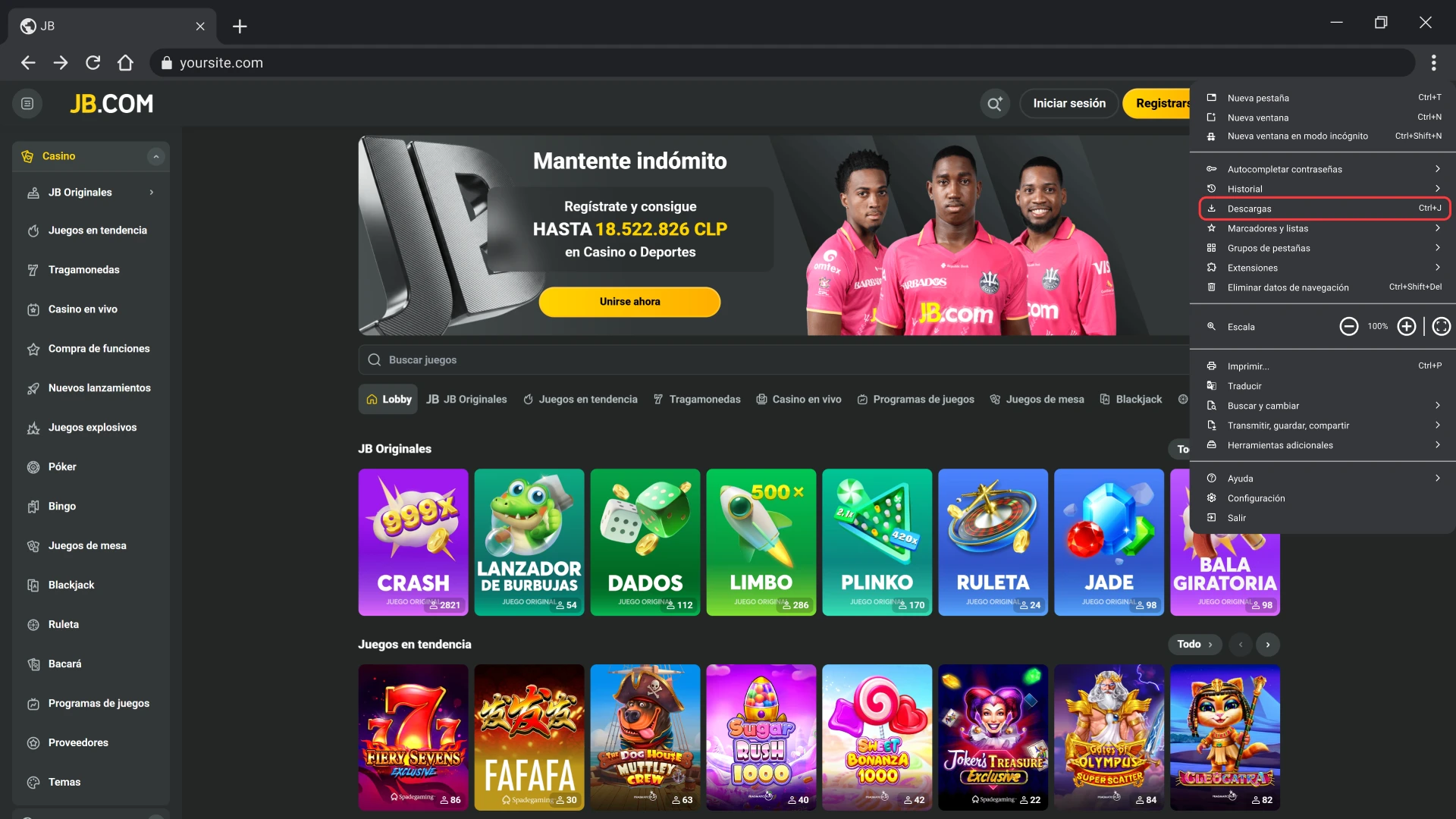 Descarga el instalador oficial de JB Windows para tu PC.