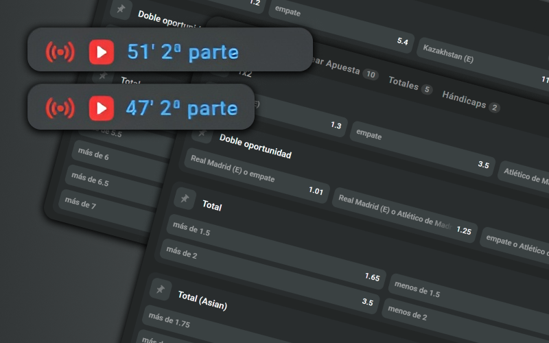 Arma tu cupón en Multi Live en JB Casino Chile.