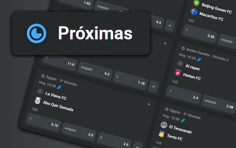 Planifica apuestas Prematch con mejores cuotas JB Casino Chile.