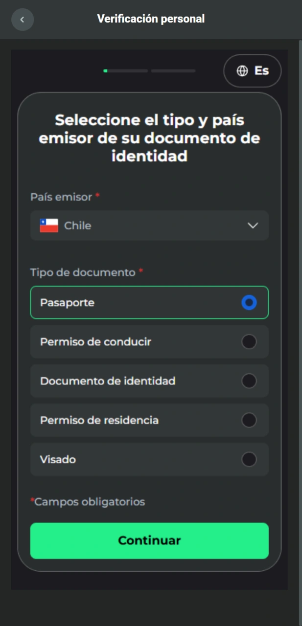 Sube tu documento vigente para completar la verificación en JB.